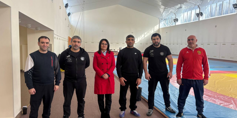 Հասմիկ Ավագյանը Ծաղկաձորում հետևել է ազատ և հունահռոմեական ոճի ըմբշամարտի հավաքականների մարզումներին