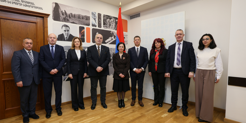 Ժաննա Անդրեասյանն ընդունել է Բուլղարիա-Հայաստան բարեկամական խմբի անդամներին