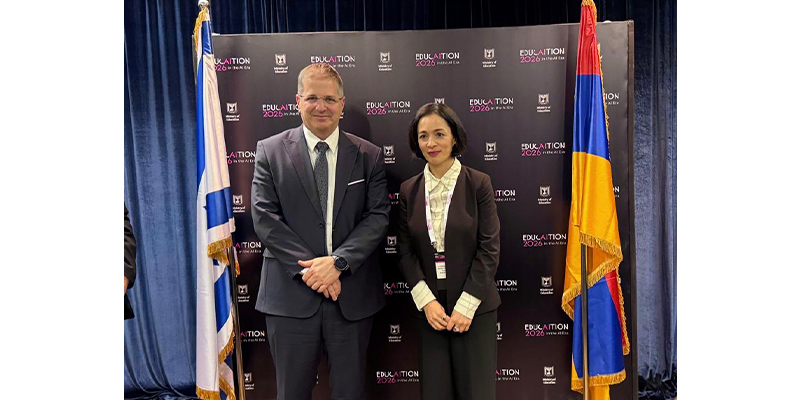 Жанна Андреасян встретилась с министром образования Израиля Йоавом Кишем