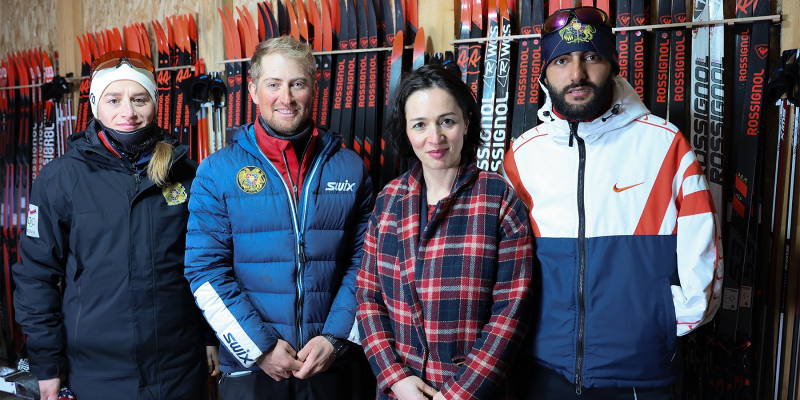 &laquo;Сделать ваш пример видимым&raquo;: Жанна Андреасян посетила лыжников, тренирующихся в Ашоцке