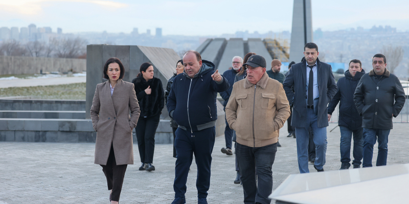 Ժաննա Անդրեասյանը այցելել է Հայոց ցեղասպանության հուշահամալիր