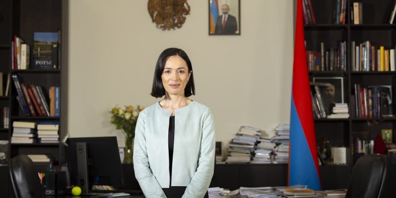 Поздравительное послание министра образования, науки, культуры и спорта Армении Жанны Андреасян по случаю Международного дня женщин и девушек в науке