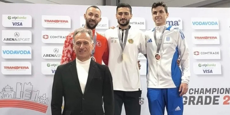 Գոռ Հովակիմյանն ու Երվանդ Մկրտչյանը՝ Բալկանյան երկրների աթլետիկայի մարզասրահի առաջնության հաղթողներ