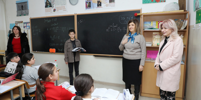 Նախարարի տեղակալ Արաքսիա Սվաջյանի այցը Տավուշի մարզի ուսումնական հաստատություններ