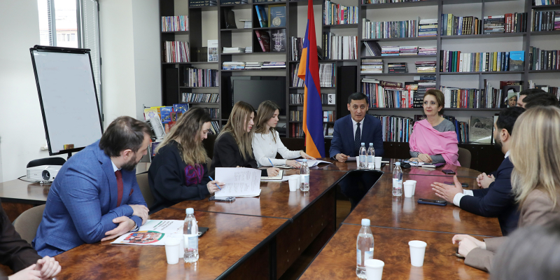 Քննարկվել են երիտասարդական քաղաքականության ոլորտում համագործակցության հնարավորությունները