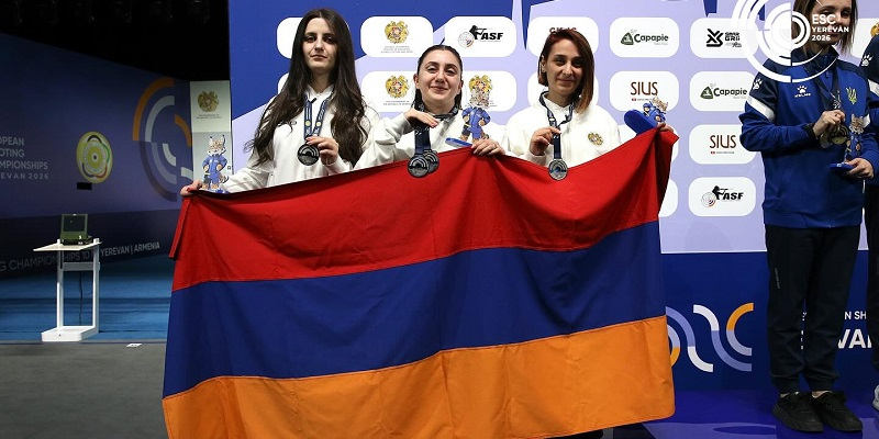 Հայ հրաձիգները 4 ոսկե, 8 արծաթե և 1 բրոնզե մեդալ են նվաճել Երևանում անցկացված Եվրոպայի առաջնությունում