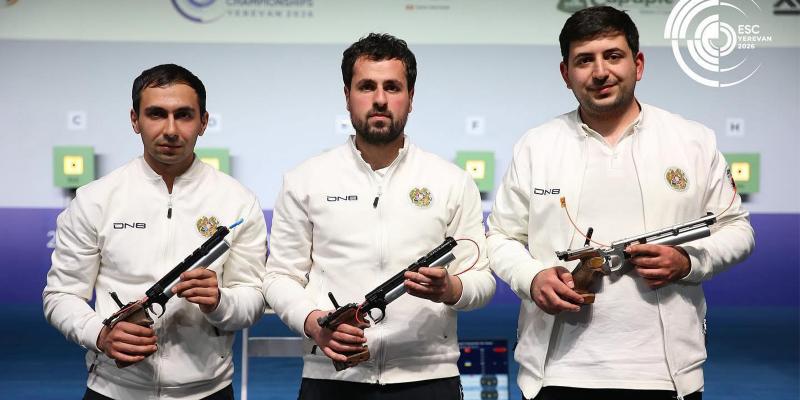 Հայաստանի հրաձգության հավաքականը 13-րդ մեդալն է նվաճել Երևանում ընթացող Եվրոպայի առաջնությունում&nbsp;