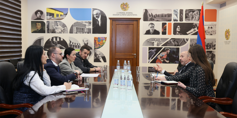 Հանդիպում ԵԽ &laquo;Մշակութային ուղիներ&raquo; համաձայնագրի գործադիր քարտուղարի հետ