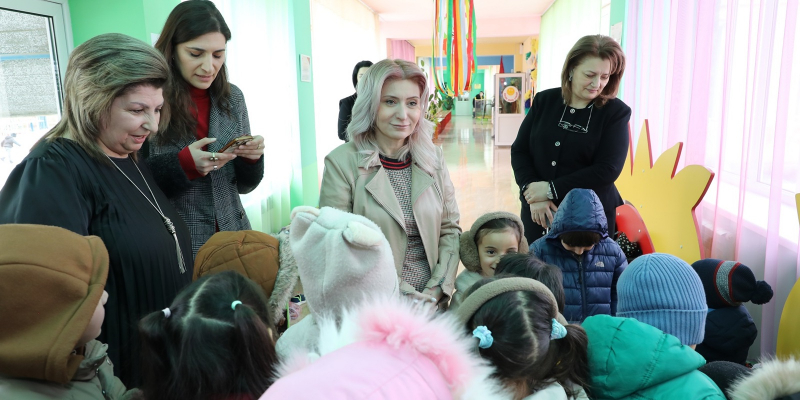 Գյումրու երկու մանկապարտեզներում վաղ տարիքի խմբեր են բացվել 1-2 տարեկան երեխաների համար