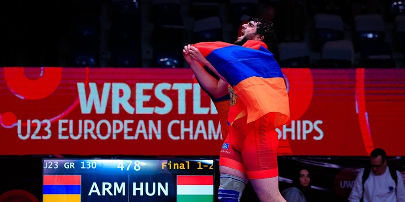 Ըմբշամարտի Մ23 ԵԱ․ Հայաստանը երկու ոսկե, մեկական արծաթե մեդալ ունի հունահռոմեական ոճում