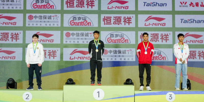 1 արծաթե և 3 բրոնզե մեդալ՝ Ուշուի երիտասարդների աշխարհի 10-րդ առաջնությունում