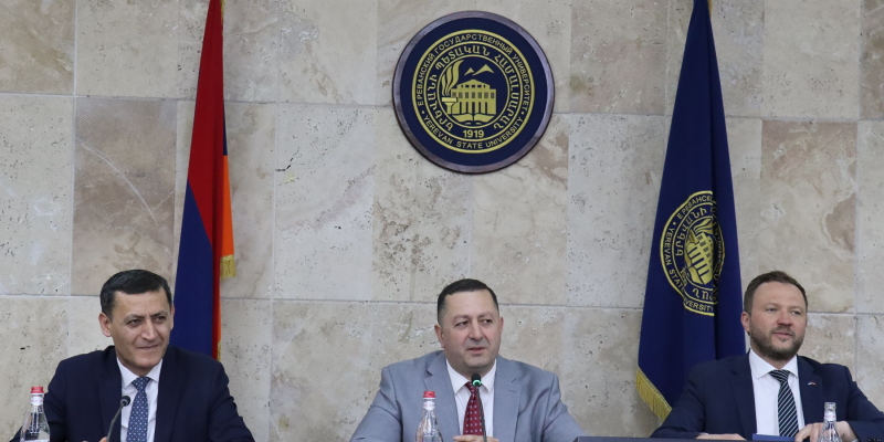 Էստոնիայի արտաքին գործերի նախարարը ԵՊՀ-ում հանդես եկել դասախոսությամբ