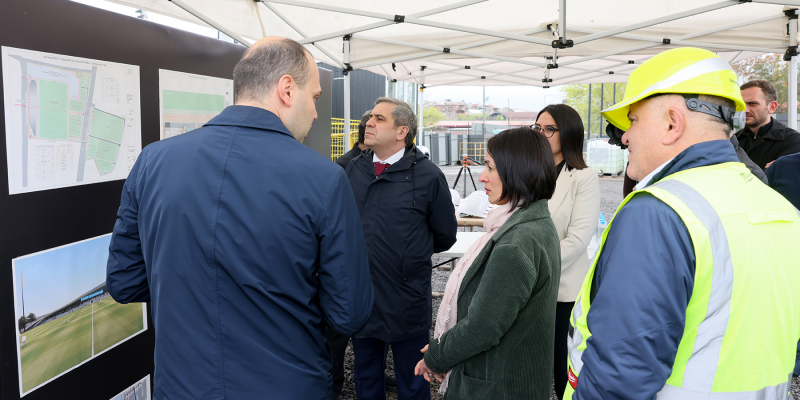 ԿԳՄՍ նախարարը հետևել է Հայաստանում &laquo;Յուվենտուսի&raquo; ֆուտբոլային ակադեմիայի կառուցման աշխատանքներին