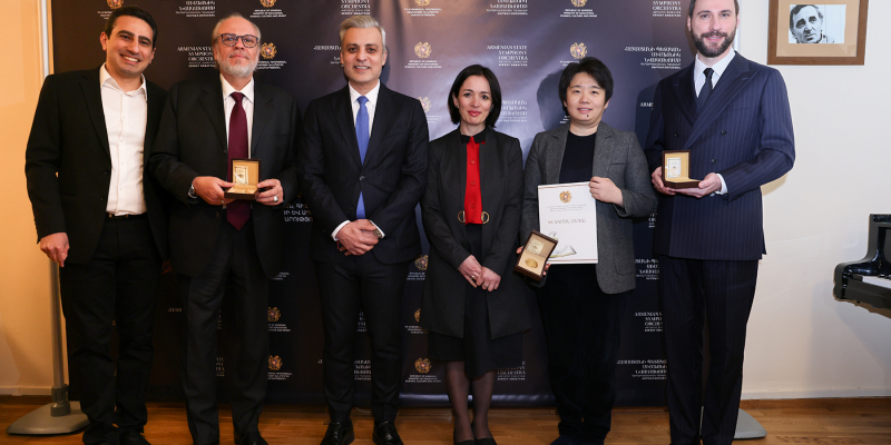 Պարգևատրում՝ Հայաստանի պետական սիմֆոնիկ նվագախմբի հիմնադրման 20-ամյակի շրջանակում