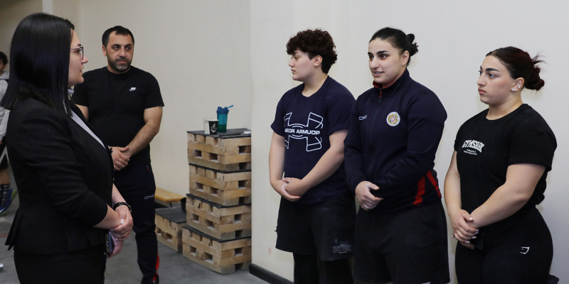 Հայաստանի ծանրամարտի հավաքականը պատրաստվում է Եվրոպայի առաջնությանը․ Հասմիկ Ավագյանը ներկա է եղել մարզմանը