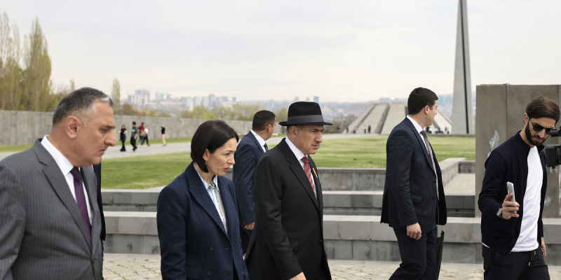 Завершён первый этап работ по благоустройству Мемориала жертв Геноцида армян