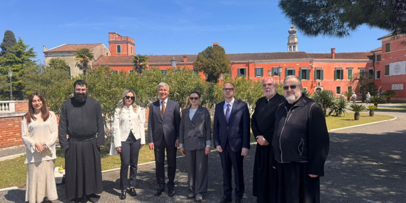 Հանդիպումներ Վենետիկ կատարած այցի շրջանակում