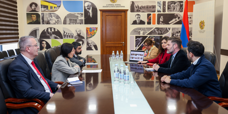 ԿԳՄՍ նախարարն ընդունել է J-PAL հետազոտական կենտրոնի եվրոպական մասնաճյուղի տնօրենին