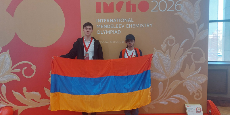 Բրոնզե մեդալ՝ քիմիայի Մենդելեևյան 60-րդ միջազգային օլիմպիադայում