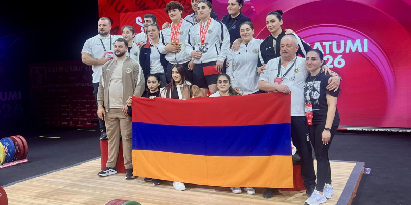 Էմմա Պողոսյանը՝ ծանրամարտի Եվրոպայի չեմպիոն, Արա Աղանյանը՝ եռակի փոխչեմպիոն
