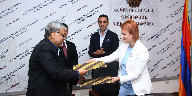 Армения-Индонезия подписали договор о сотрудничестве