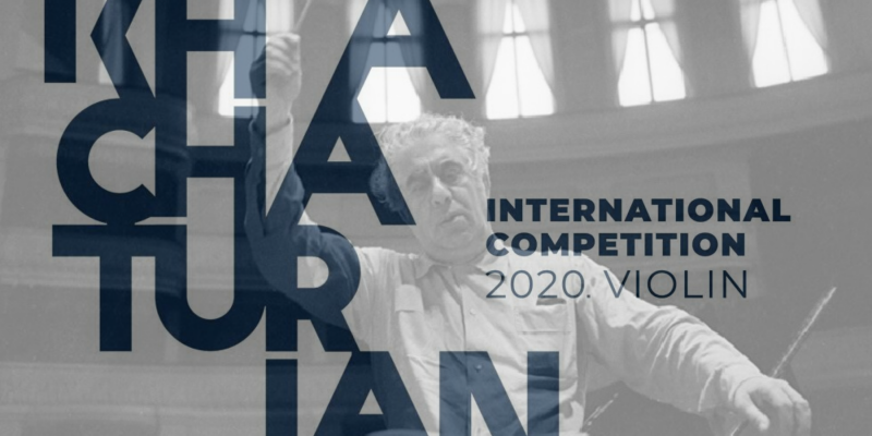 Հունիսի 6-ին կմեկնարկի Խաչատրյանի անվան միջազգային մրցույթը՝ ջութակ մասնագիտությամբ