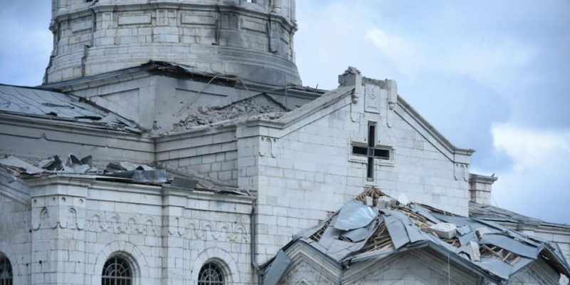 Cultural vandalism: The St. All Savior Ghazanchetsots Church of Shushi is bombarded