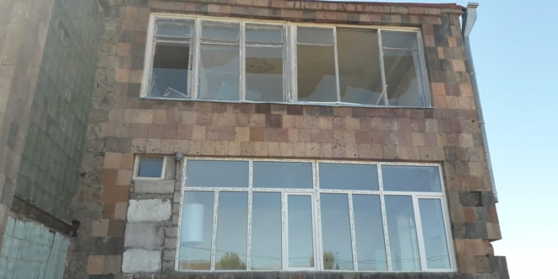 For the last days the secondary schools of Sotk and Kut communities of Gegharkunik were damaged by the strikes of the enemy UAV