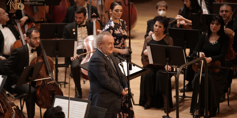 Vahram Dumanyan attends the jubilee concert dedicated to the 100th anniversary of Henri Verneuil