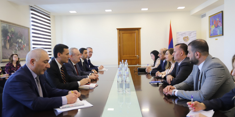 В центре внимания встречи-развитие армяно-сирийского сотрудничества