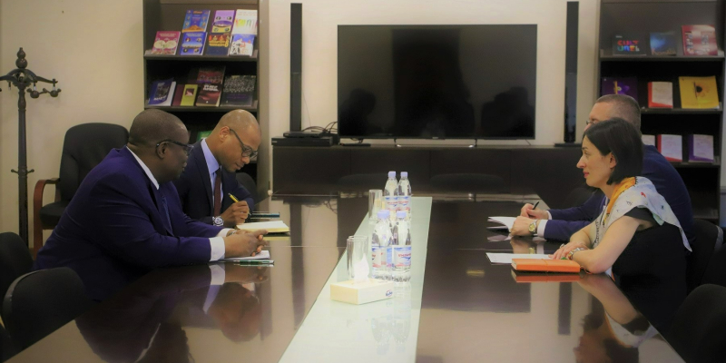 Zhanna Andreasyan receives the newly appointed Ambassador of the Republic of Benin to the Republic of Armenia