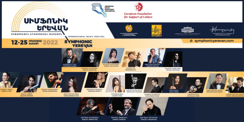 “Symphonic Yerevan” Music International Festival will be Held in Armenia