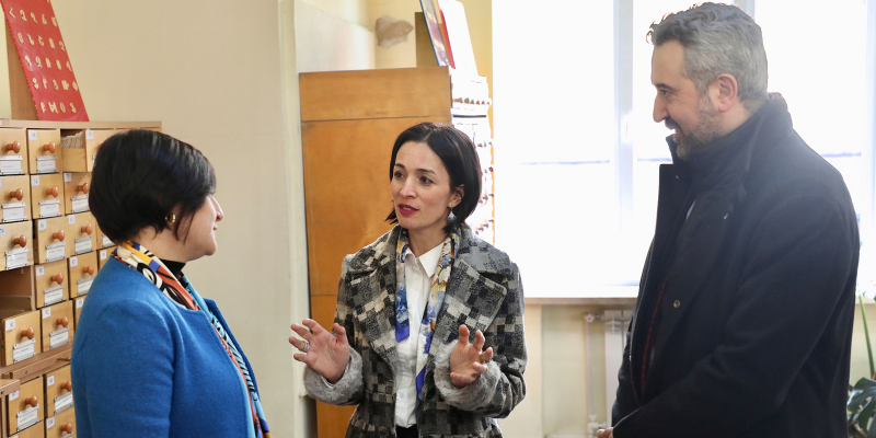 Жанна Андреасян посетила Национальную библиотеку Армении: «Мы должны идти вперед по пути решения всех проблем»
