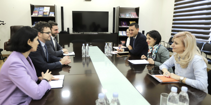 Министр ОНКС приняла чрезвычайного и полномочного посла Соединенного Королевства Великобритании и Северной Ирландии в Армении