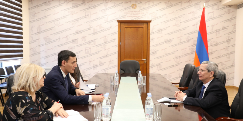 Deputy Minister Arthur Martirosyan receives the newly appointed Ambassador of Cuba to the Republic of Armenia