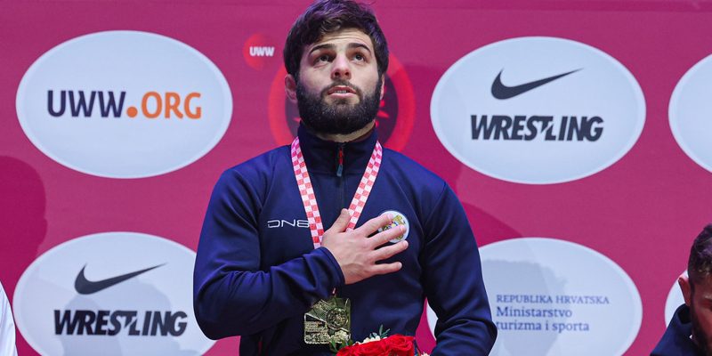 Wrestler Vazgen Tevanyan is crowned European Champion