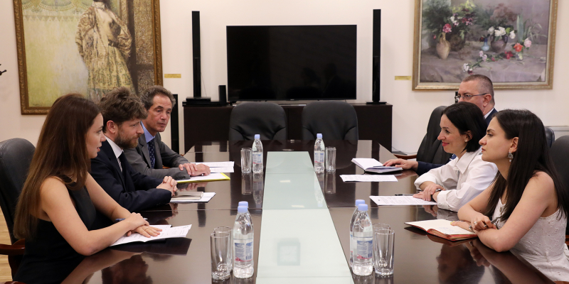Minister Zhanna Andreasyan receives newly appointed Ambassador of France to Armenia