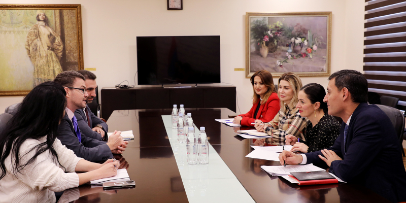 Several topics regarding Armenian-British collaboration in education and culture are discussed