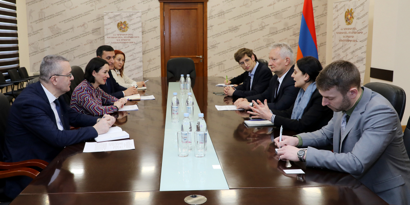 Prospects of cooperation are discussed with the German Ambassador to Armenia and the Director of the “Goethe Center” in Yerevan