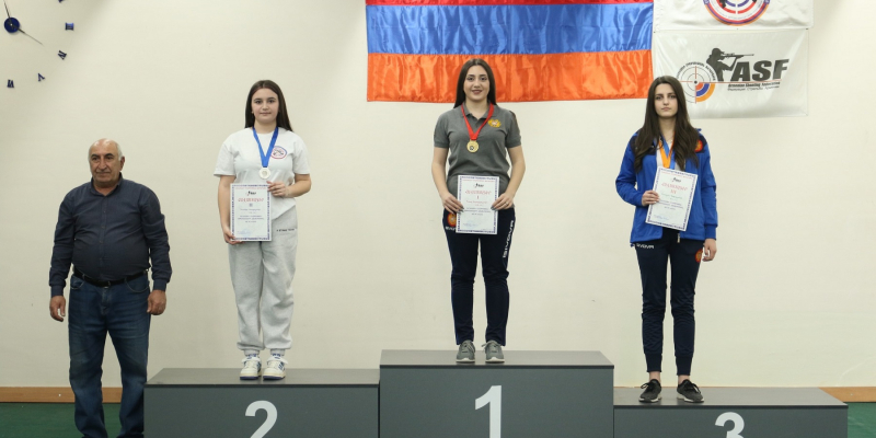Հայտնի են գնդակային հրաձգության Հայաստանի մեծահասակների  առաջնության հաղթողներն ու մրցանակակիրները
