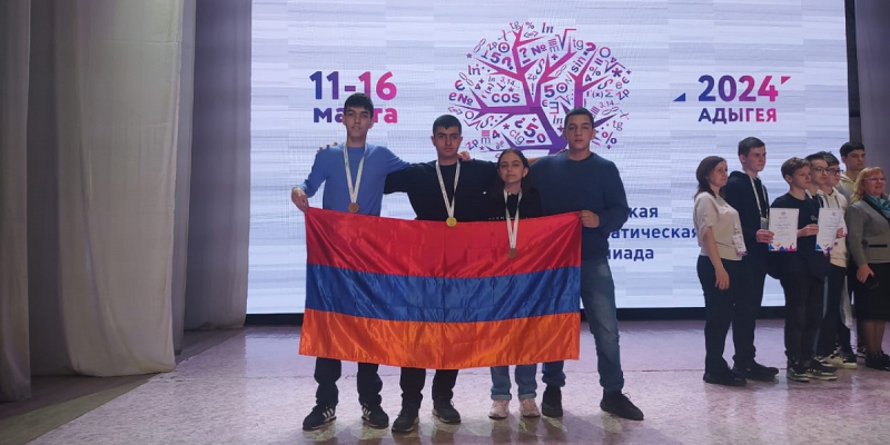 1 gold and 2 bronze medals at the 9th International Caucasian Mathematical Olympiad