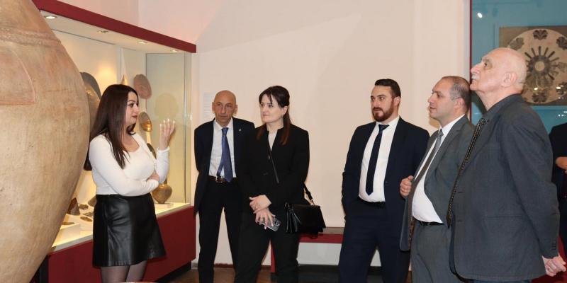 Հայաստանի պատմության թանգարանը հյուրընկալել է Վրաստանի խորհրդարանի պատվիրակությանը